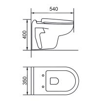 Roya 83W falba építhető WC tartály szett
