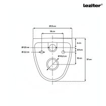 Roya fali WC ülőkével