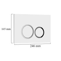 Roya 082 fehér WC nyomólap