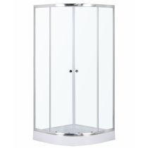 Leo 80 Chrome íves zuhanykabin zuhanytálcával