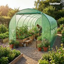 Fóliasátor 200x300x600 cm erősített vázzal+fólia