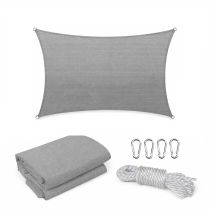 Rana napvitorla négyszög alakú 3x4 m szürke