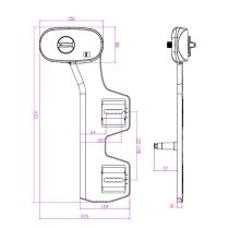Wc-re szerelhető bidé