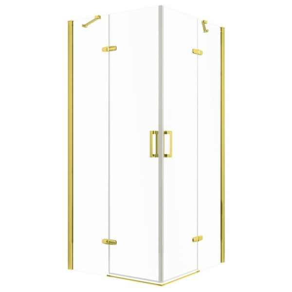 Flow Gold szögletes nyílóajtós zuhanykabin zuhanytálca nélkül