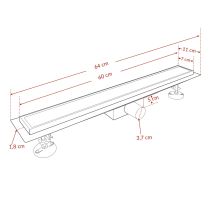 Linea burkolható zuhanyfolyóka