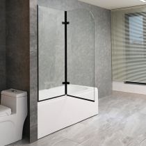 Alor 120x140 cm kádparaván Black