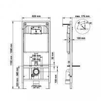 Delos Chrome falba építhető WC tartály szett