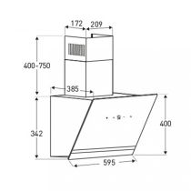 Flavio konyhai páraelszívó 200 W