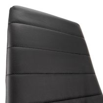 Tino NOVA Étkezőszék, fekete színben