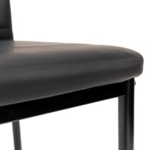 Tino NOVA Étkezőszék, fekete színben