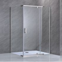 Galatro 80x120 cm aszimmetrikus zuhanykabin zuhanytálca nélkül