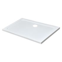 Modena Slim aszimmetrikus szögletes akril zuhanytálca, 80x120 cm