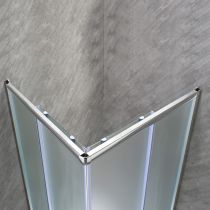 Spirit Matt 90x90 cm szögletes zuhanykabin, zuhanytálcával