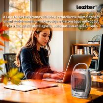 Loa forgó elektromos kerámiabetétes hősugárzó 750W/1500W