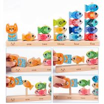 Mágneses horgász fajáték, számok tanulásához