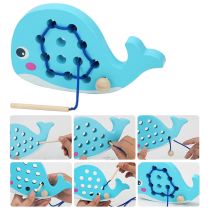 Bálnás fűzős fajáték