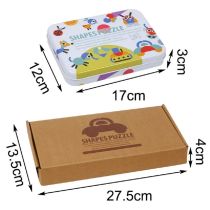 Logikai alak kirakó Montessori fajáték