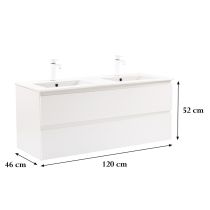 Vario Forte 120 alsó szekrény mosdóval