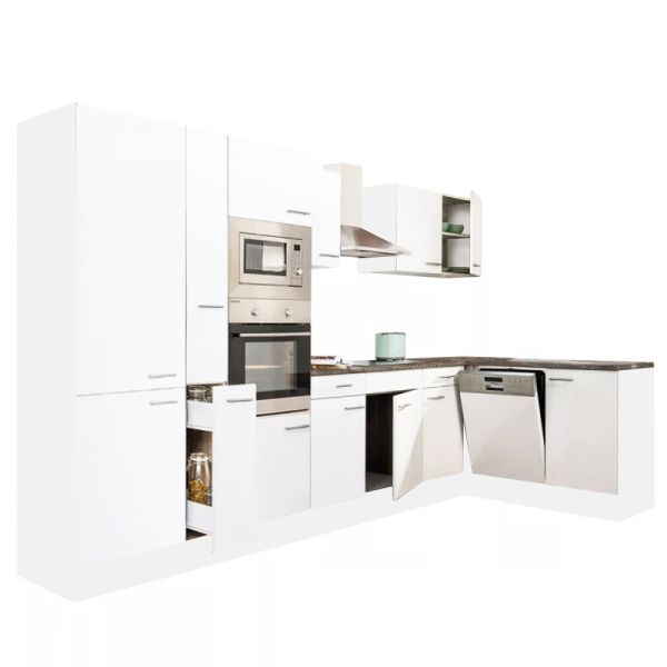 Yorki 370 sarok konyhabútor sütős és mikrohullámű sütős kivitelben