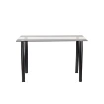 Riona 120 cm szögletes üveg étkezőasztal