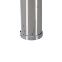 Berna 140 cm szögletes üveg étkezőasztal