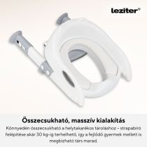 Lépcsős WC szűkítő szürke