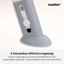 Lépcsős WC szűkítő szürke