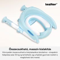 Lépcsős WC szűkítő kék