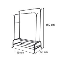 Ruhaállvány LRA-05 fekete