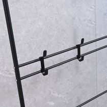 Előszobafal ruhaállvány LRA-02 fekete