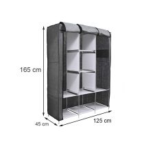 Gardróbszekrény LGSZ-04 szürke