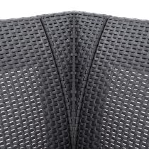 Claire 5 személyes kerti sarokgarnitúra orlando asztallal