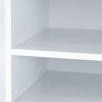 Miami éjjeliszekrény nyitott 40x40 cm fehér-fehér