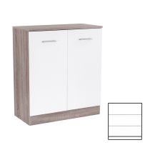 Miami komód 2 ajtós 80x92 cm fehér-yorki tölgy