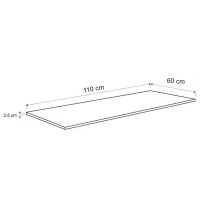 Konyhai munkalap 110 x 60 x 2,8 cm Yorki tölgy