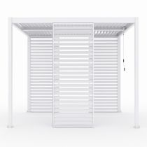 LUXE Lamellás oldalpanel (R) 123x218cm 4 m-ig fehér