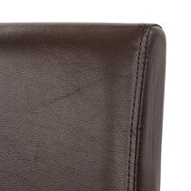 Kelly bőr étkezőszék barna színben