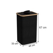 Szelektív palackgyűjtő 100l fekete