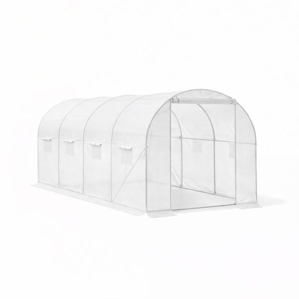 Fóliasátor 200x250x400 cm erősített vázzal+fólia