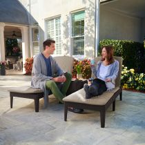 Jaipur kerti nyugágy párnával