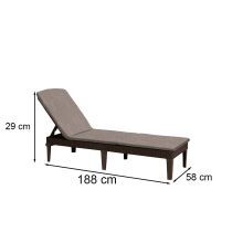 Jaipur kerti nyugágy párnával