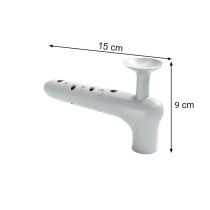 Ajtóütköző kilincsre szürke