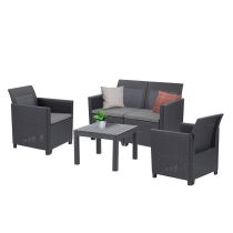 Claire VI 4 személyes kerti bútor garnitúra orlando asztallal
