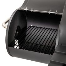 Faszenes kerti grillsütő füstölővel