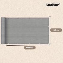 Erkély árnyékoló, belátásgátló 5 m szürke