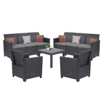 Claire VI 8 személyes kerti bútor garnitúra orlando asztallal