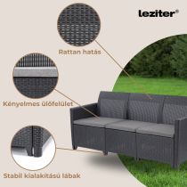 Claire VI 8 személyes kerti bútor garnitúra orlando asztallal