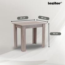 Leon 4+1 étkező garnitúra yorki tölgy-fekete