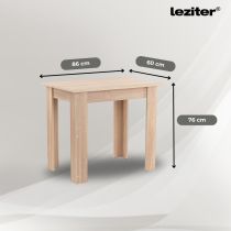 Leon 4+1 étkező garnitúra sonoma tölgy-szürke