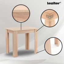 Leon 4+1 étkező garnitúra sonoma tölgy-fekete